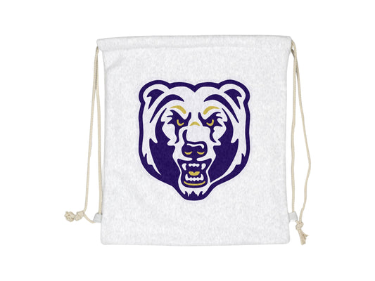 North Royalton Bear Head Sweatshirt Drawstring Bag