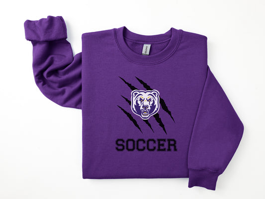 North Royalton Bear Scratch W/ Bear Head Crewneck