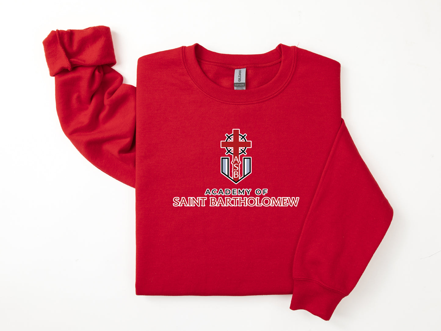 Academy of St. Bartholomew Cross Logo Crewneck