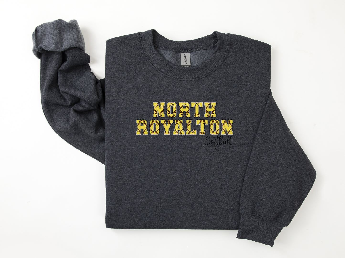 North Royalton Varsity Letter Softball Crewneck