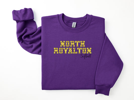 North Royalton Varsity Letter Softball Crewneck