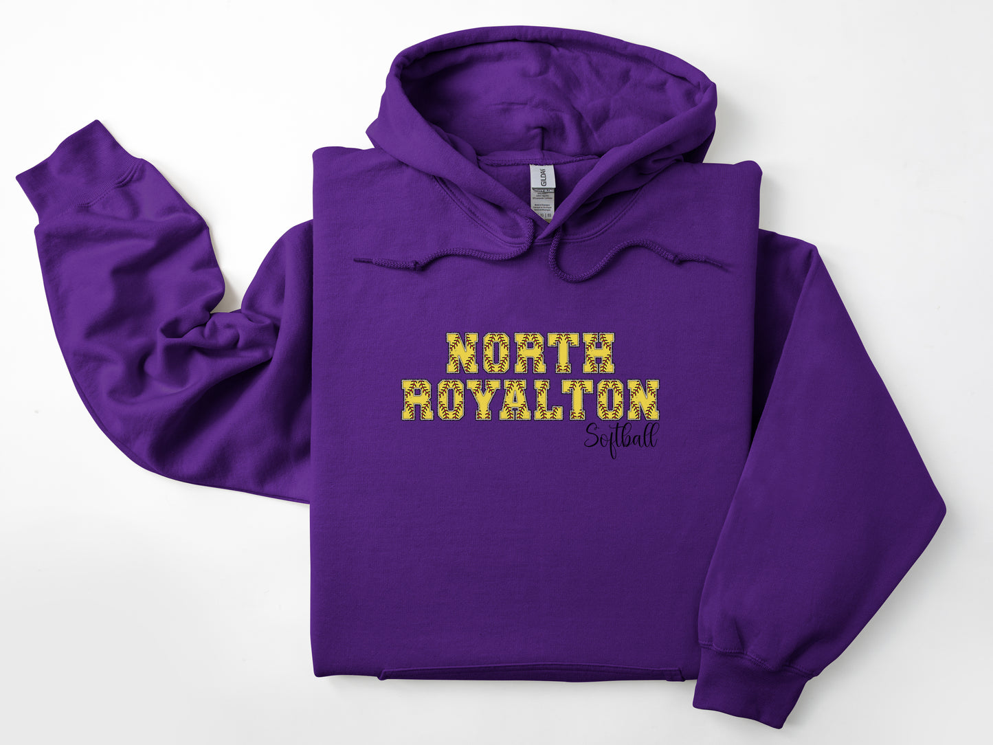 North Royalton Varsity Letter Softball Hoodie