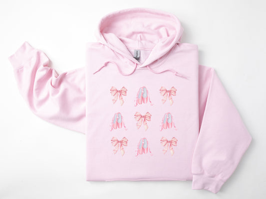 NRDA Bow & Ballerina Slippers Hoodie