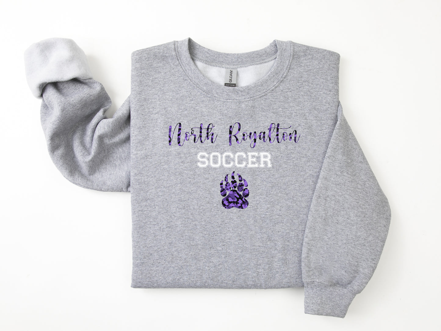 North Royalton Soccer Camo Crewneck