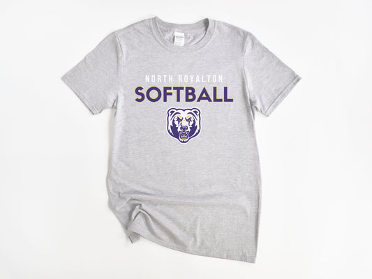 North Royalton Softball W/ Bear T-Shirt