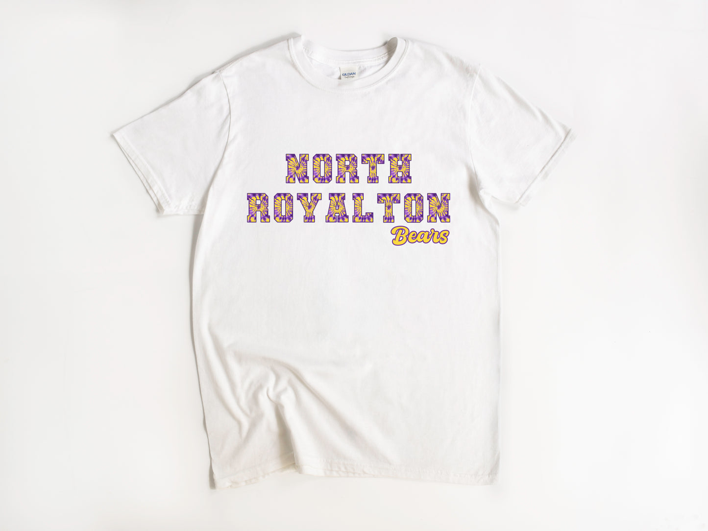 North Royalton Tie Dye Varsity Letters T-Shirt