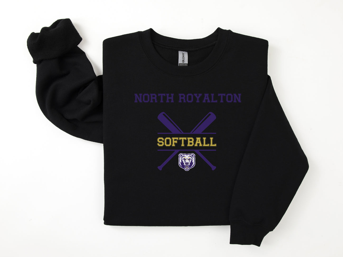 North Royalton Softball Bats Crewneck