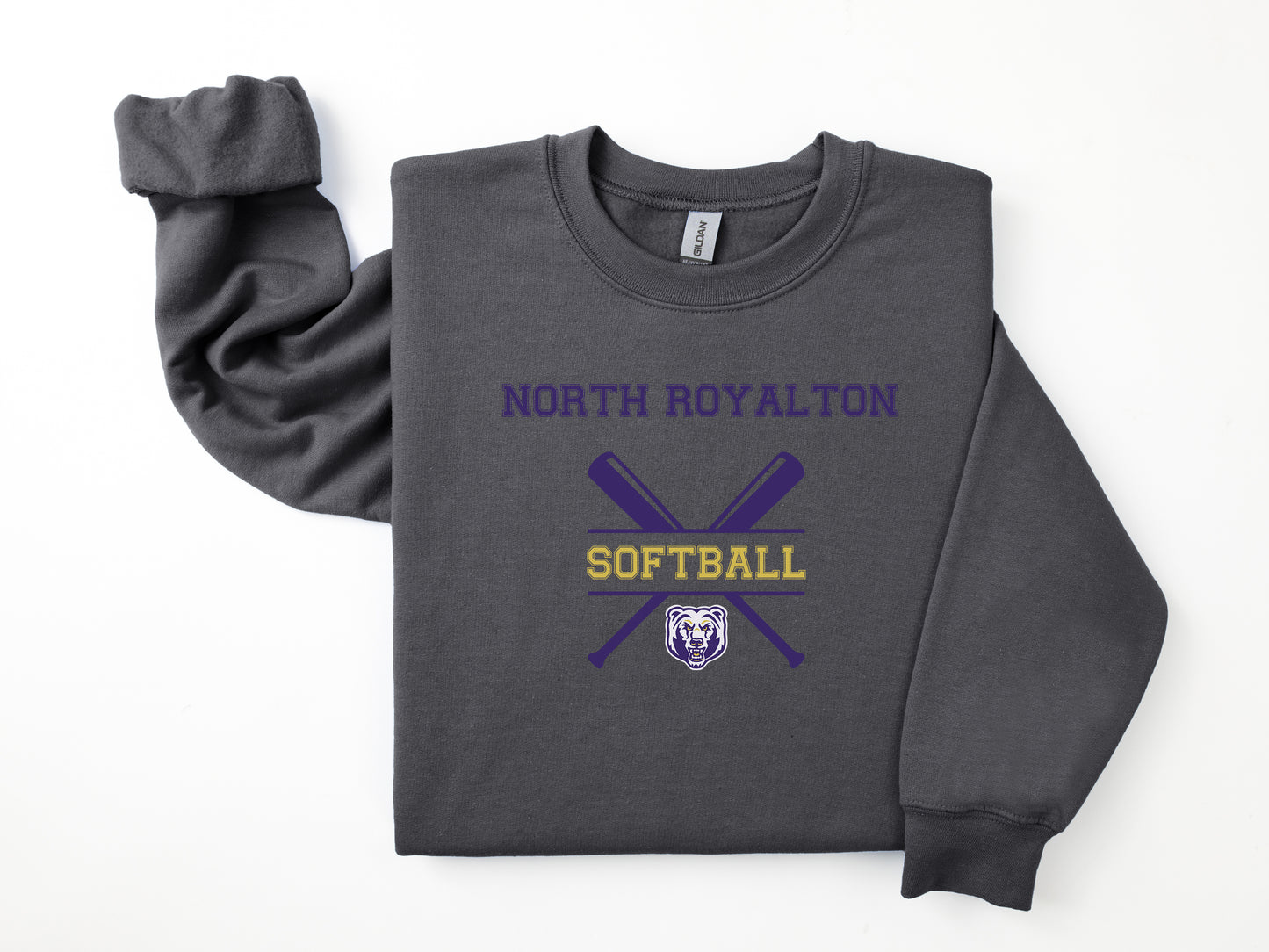 North Royalton Softball Bats Crewneck