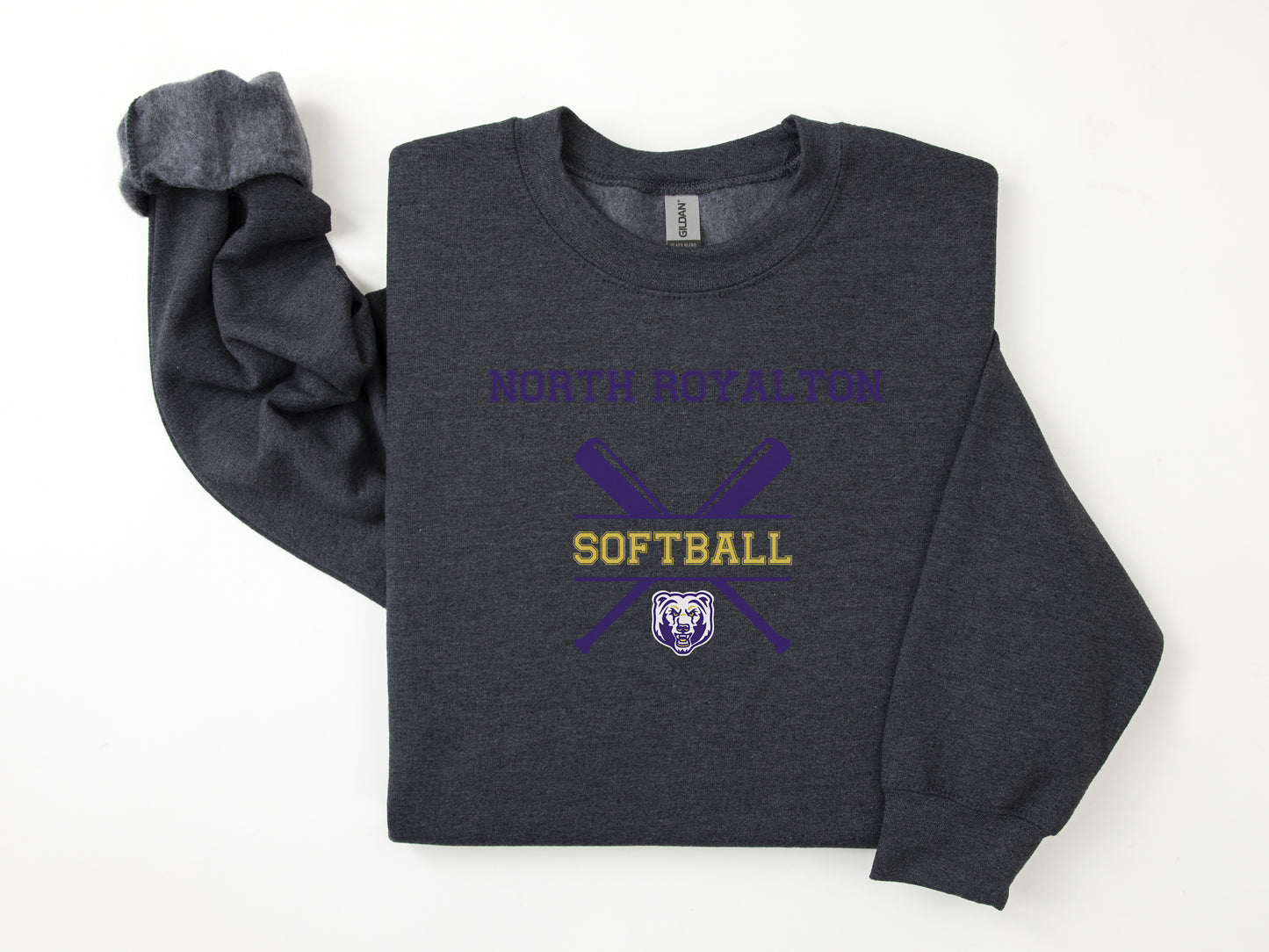 North Royalton Softball Bats Crewneck