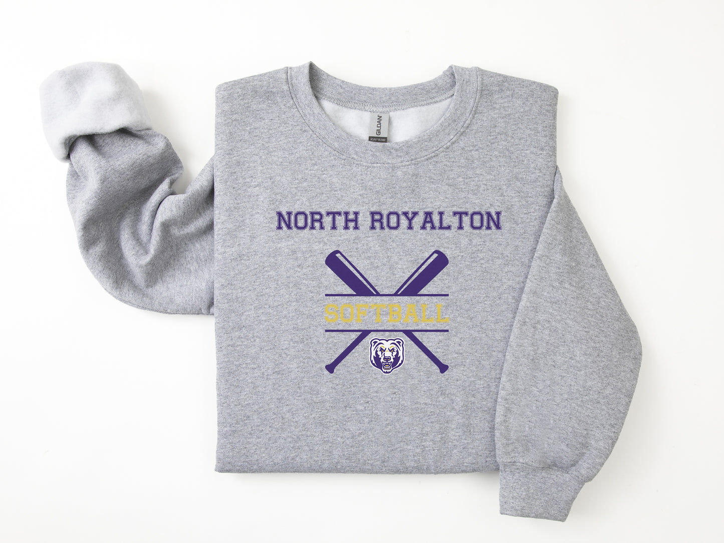 North Royalton Softball Bats Crewneck