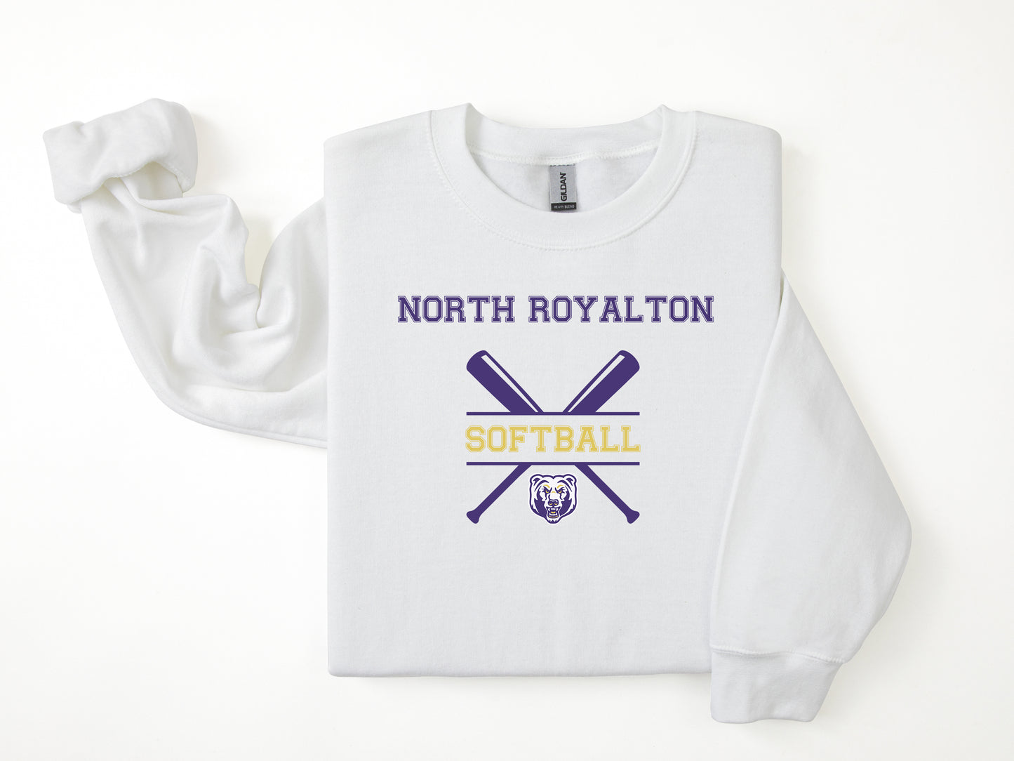 North Royalton Softball Bats Crewneck