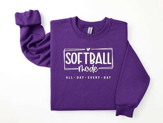 North Royalton Softball Mode Crewneck