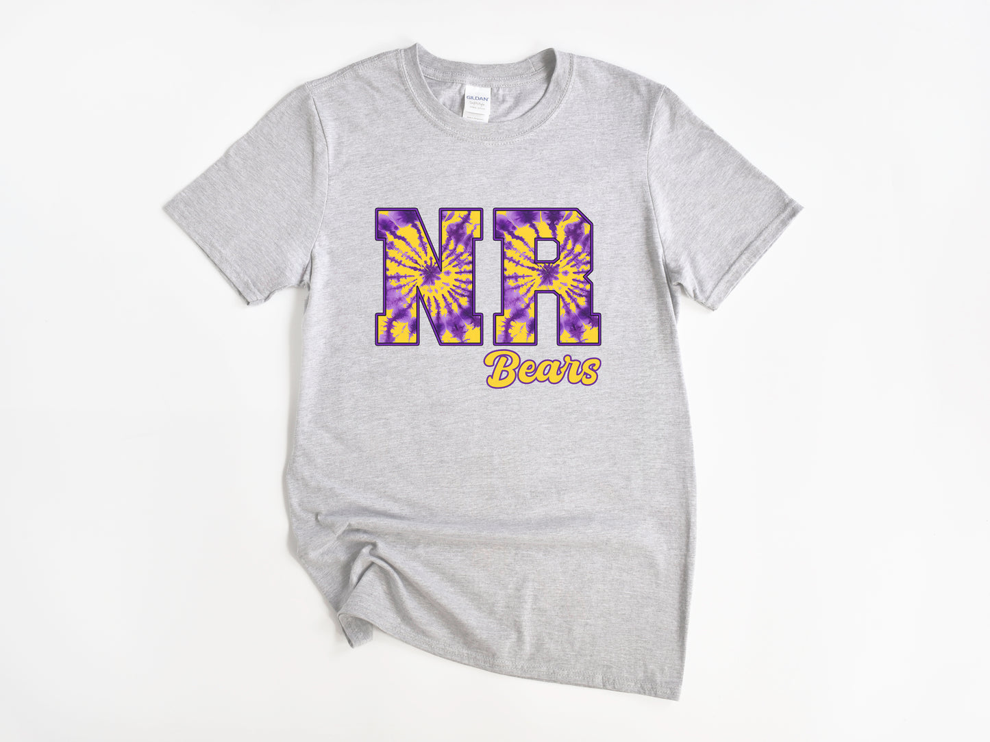 North Royalton Tie Dye Varsity Letters T-Shirt