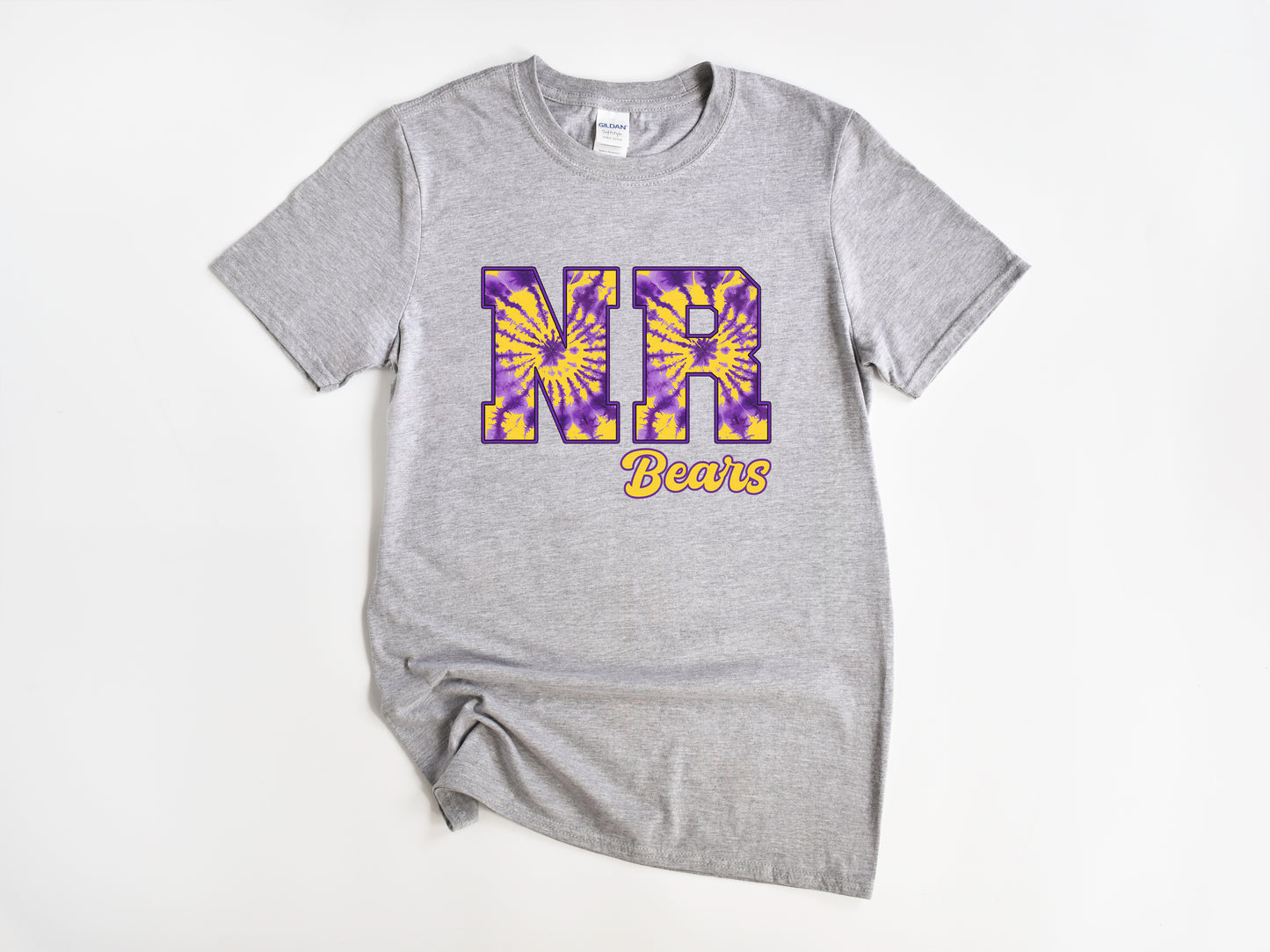 North Royalton Tie Dye Varsity Letters T-Shirt