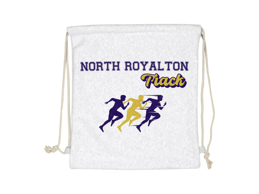 North Royalton Track Sweatshirt Drawstring Bag