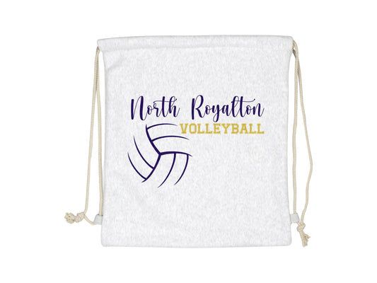 North Royalton Volleyball Sweatshirt Drawstring Bag