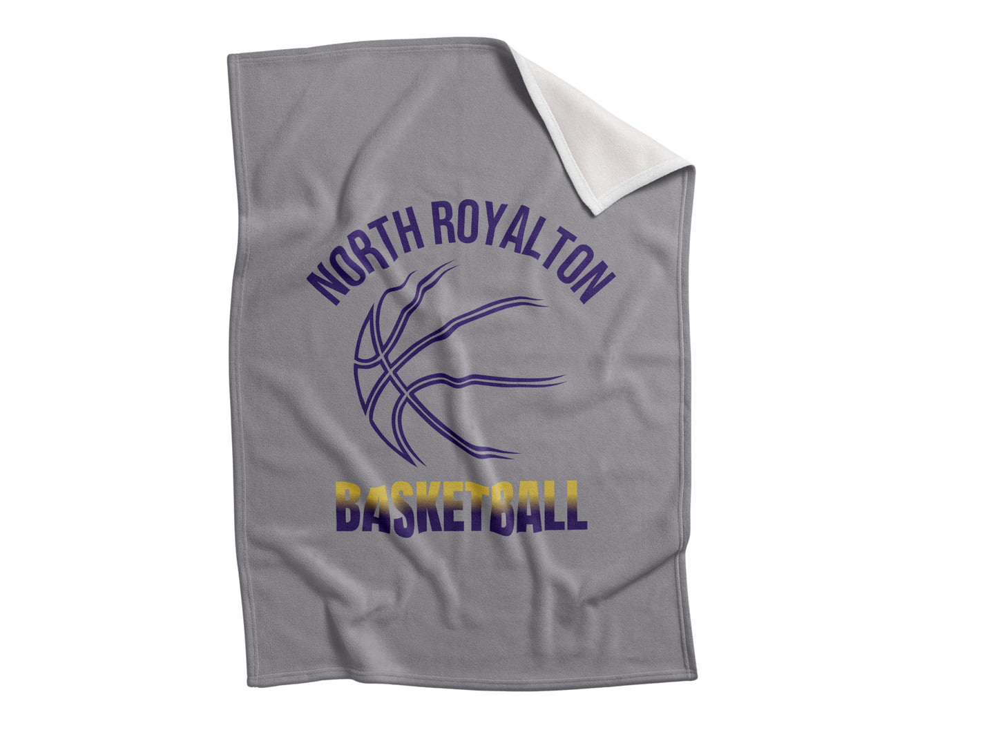 North Royalton Basketball Blanket